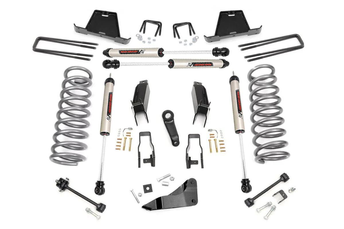 Rough Country - 5 Inch Lift Kit - Gas - V2 - Dodge 2500/Ram 3500 4WD (2003-2007) - Image 2