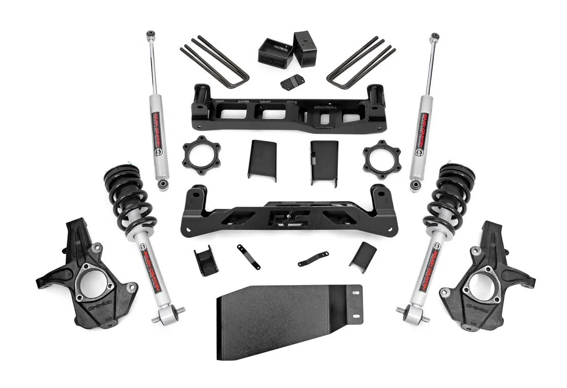 Rough Country - 5 Inch Lift Kit - N3 Strut - Chevy/GMC 1500 4WD (07-13) - Image 3