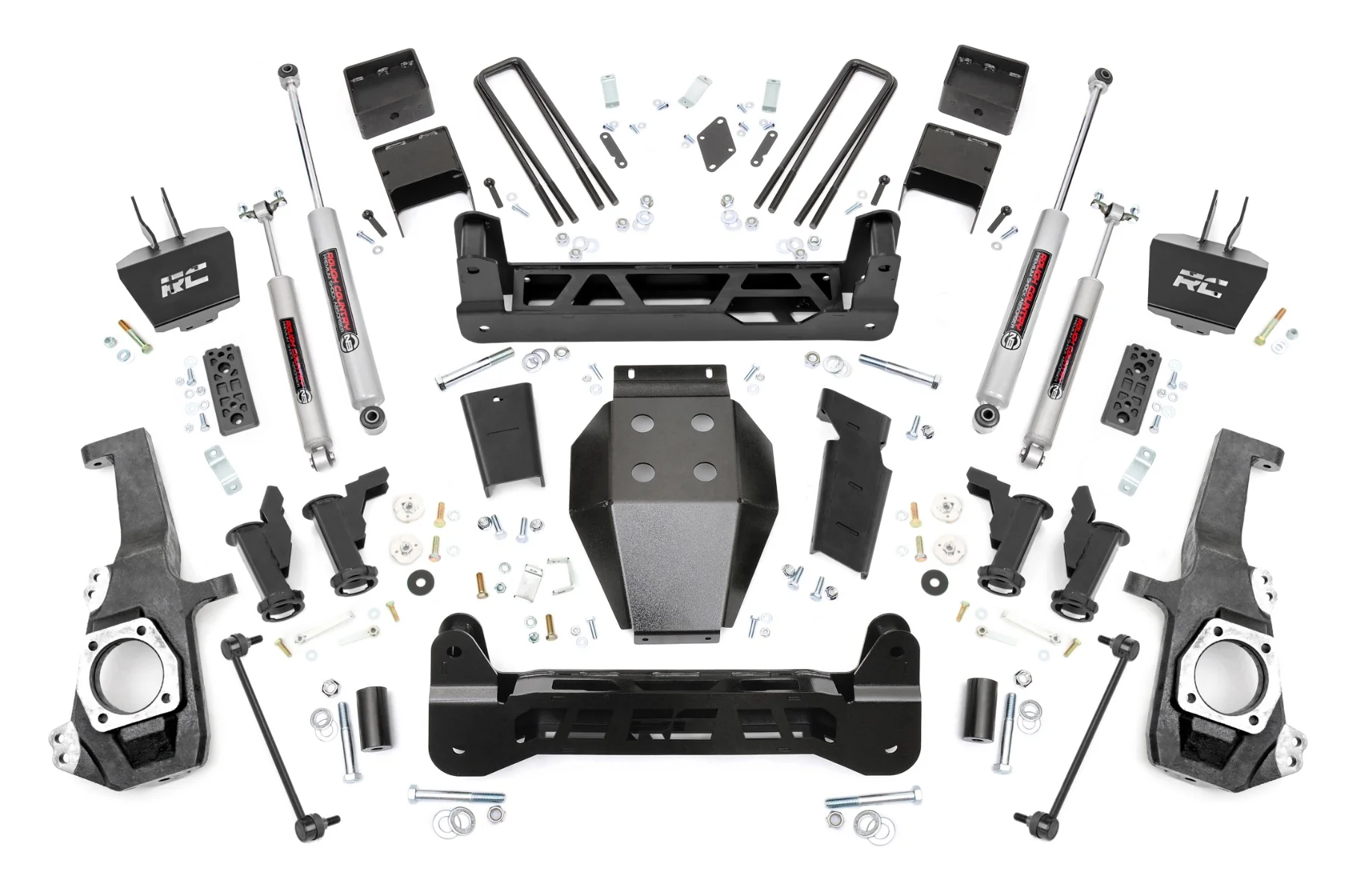Rough Country - 5 Inch Lift Kit - Torsion Drop - Chevy/GMC 2500HD/3500HD (20-25)