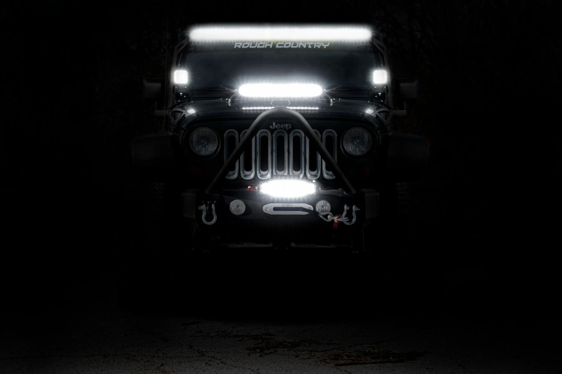 Rough Country - 50 Inch Black Series LED Light Bar - Dual Row - Image 4