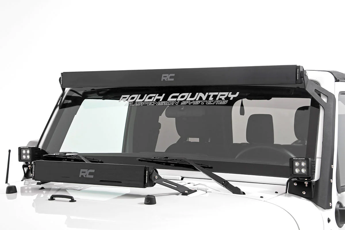 Rough Country - 50 Inch Black Series LED Light Bar - Dual Row - Image 7