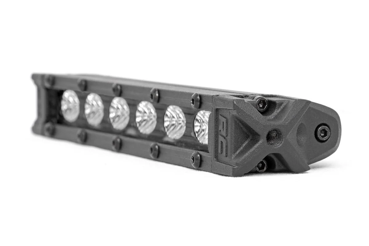 Rough Country - 6 Inch Black Series LED Light Bar - Slim Line - Image 5