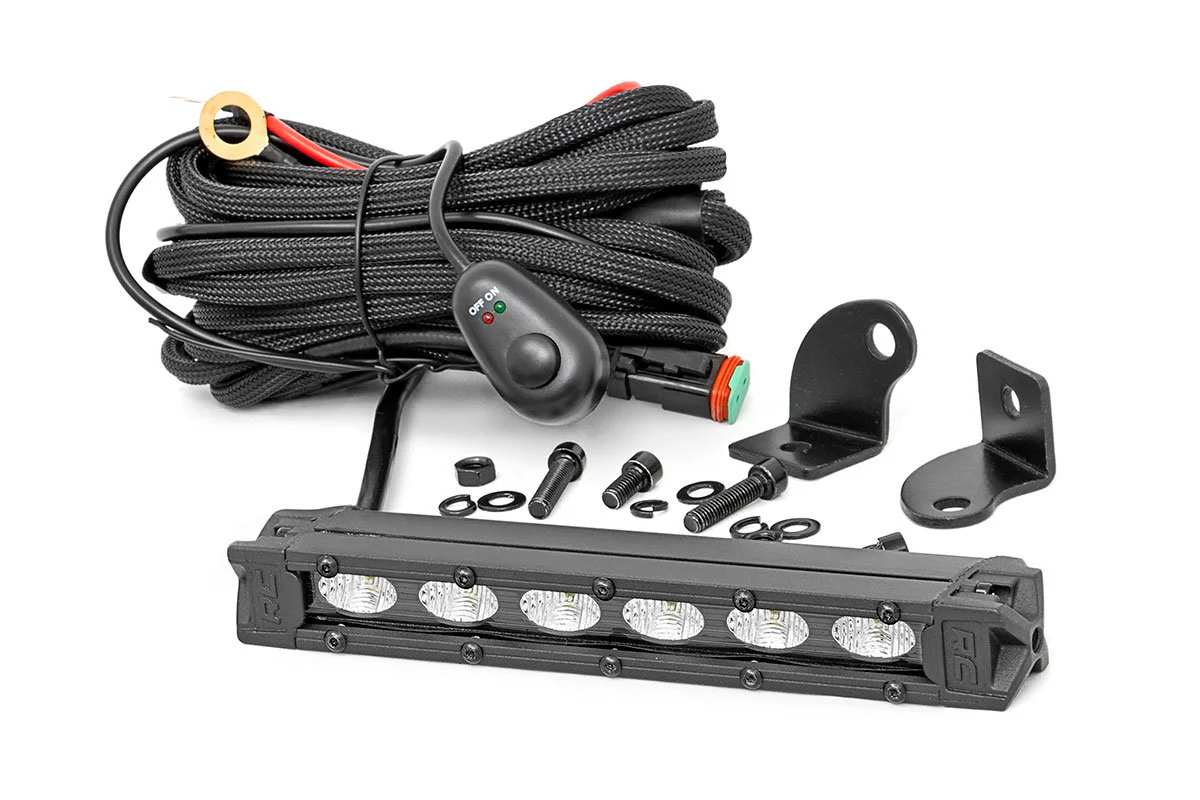 Rough Country - 6 Inch Black Series LED Light Bar - Slim Line - Image 8