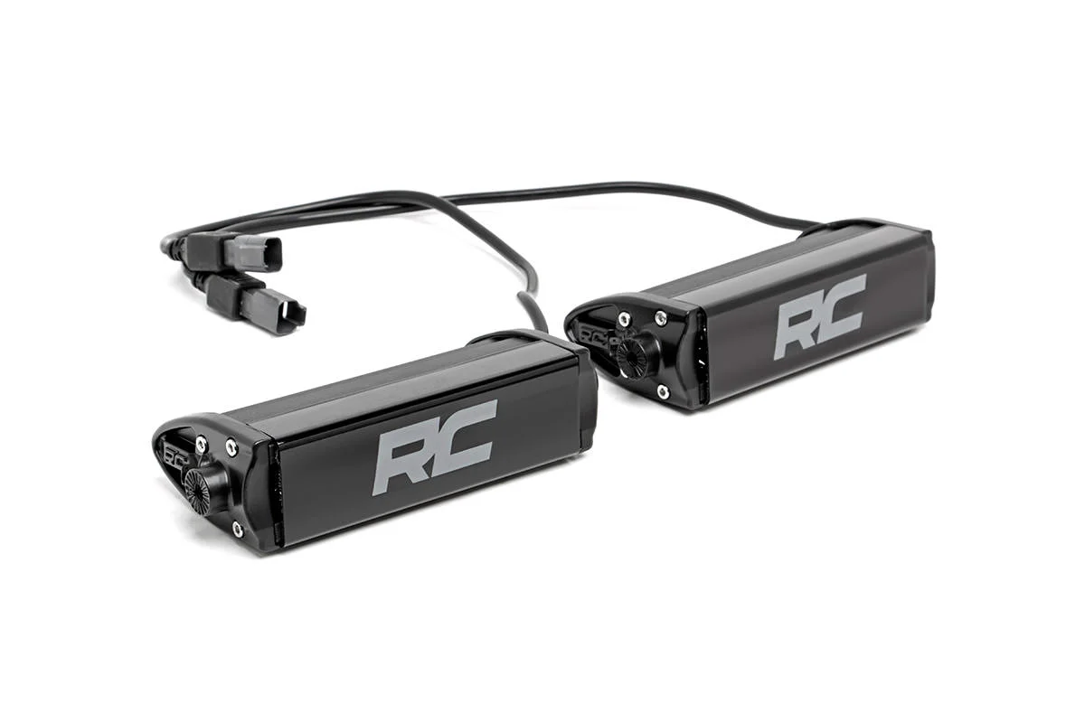 Rough Country - 6 Inch Chrome Series LED Light Bar - Single Row - Pair - Image 6