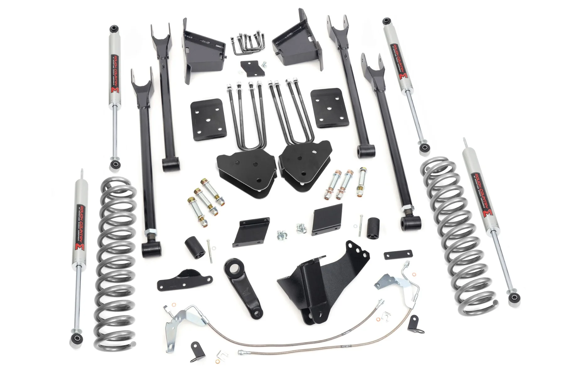 Rough Country - 6 Inch Lift Kit - 4-Link - No OVLD - M1 - Ford F-250 Super Duty 4WD (11-14) - Image 2