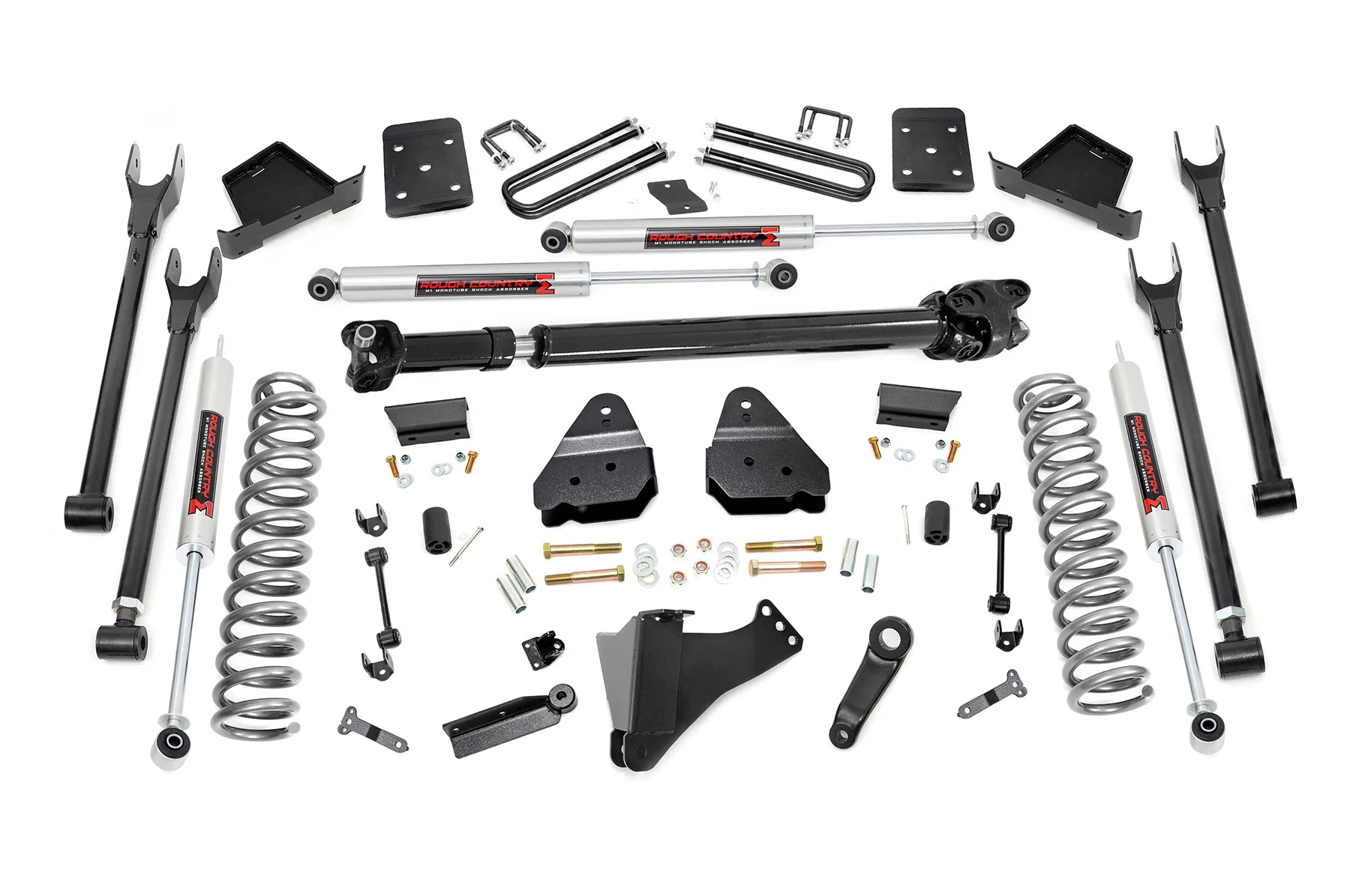 Rough Country - 6 Inch Lift Kit - 4-Link - OVLD - M1 - Ford F-250/F-350 Super Duty 4WD (17-22) - Image 6