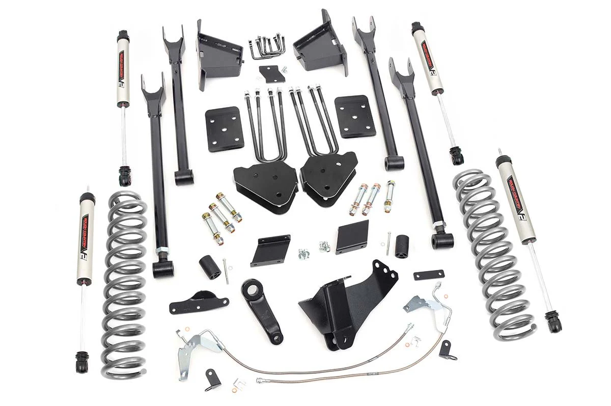 Rough Country - 6 Inch Lift Kit - 4 Link - OVLD - V2 - Ford F-250 Super Duty 4WD (2015-2016) - Image 2