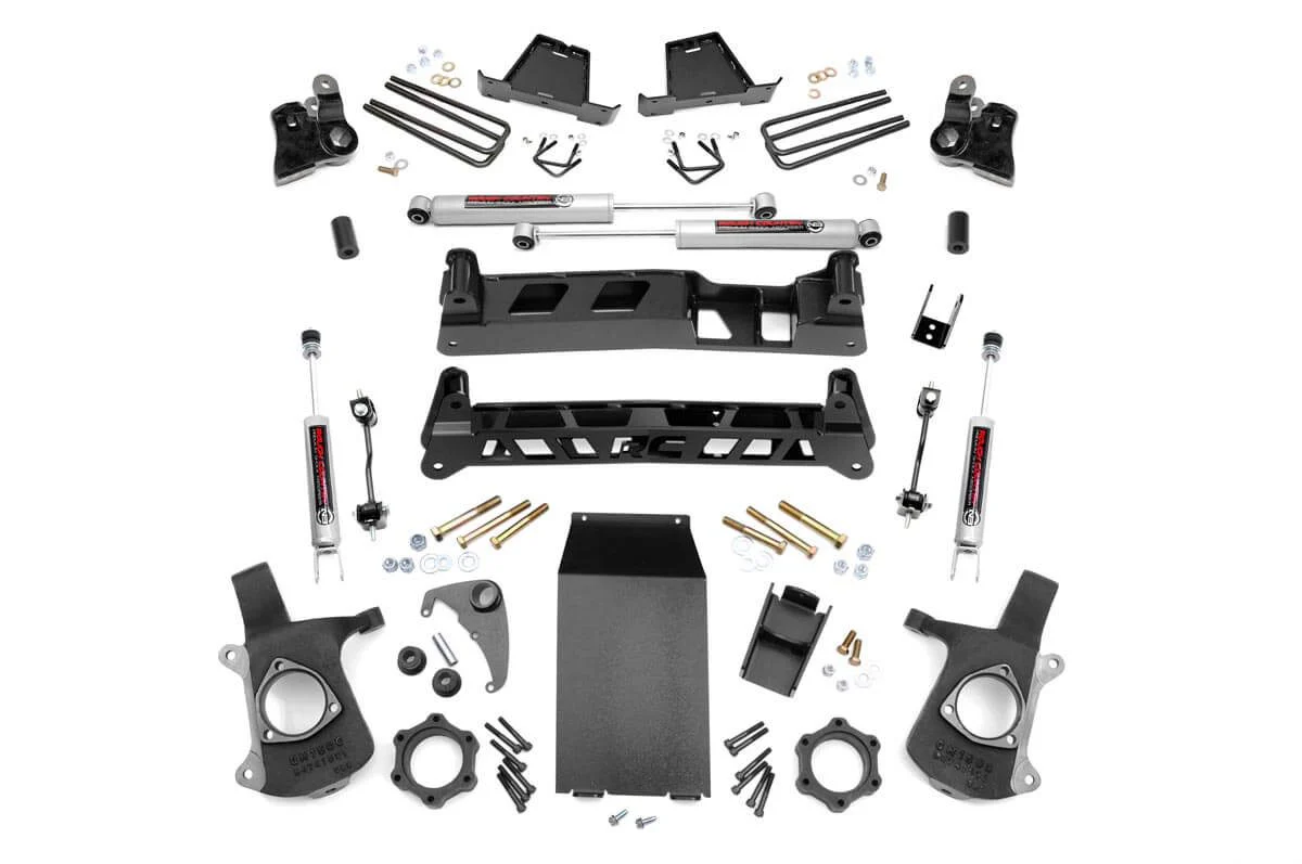 Rough Country - 6 Inch Lift Kit - Chevy Silverado & GMC Sierra 1500 4WD (1999-2006 & Classic) - Image 7