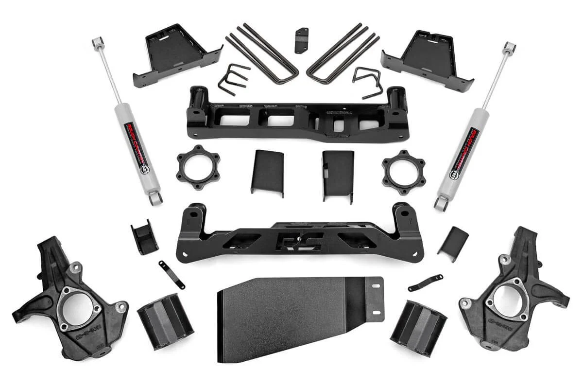 Rough Country - 6 Inch Lift Kit - Chevy Silverado & GMC Sierra 1500 4WD (2007-2013) - Image 7