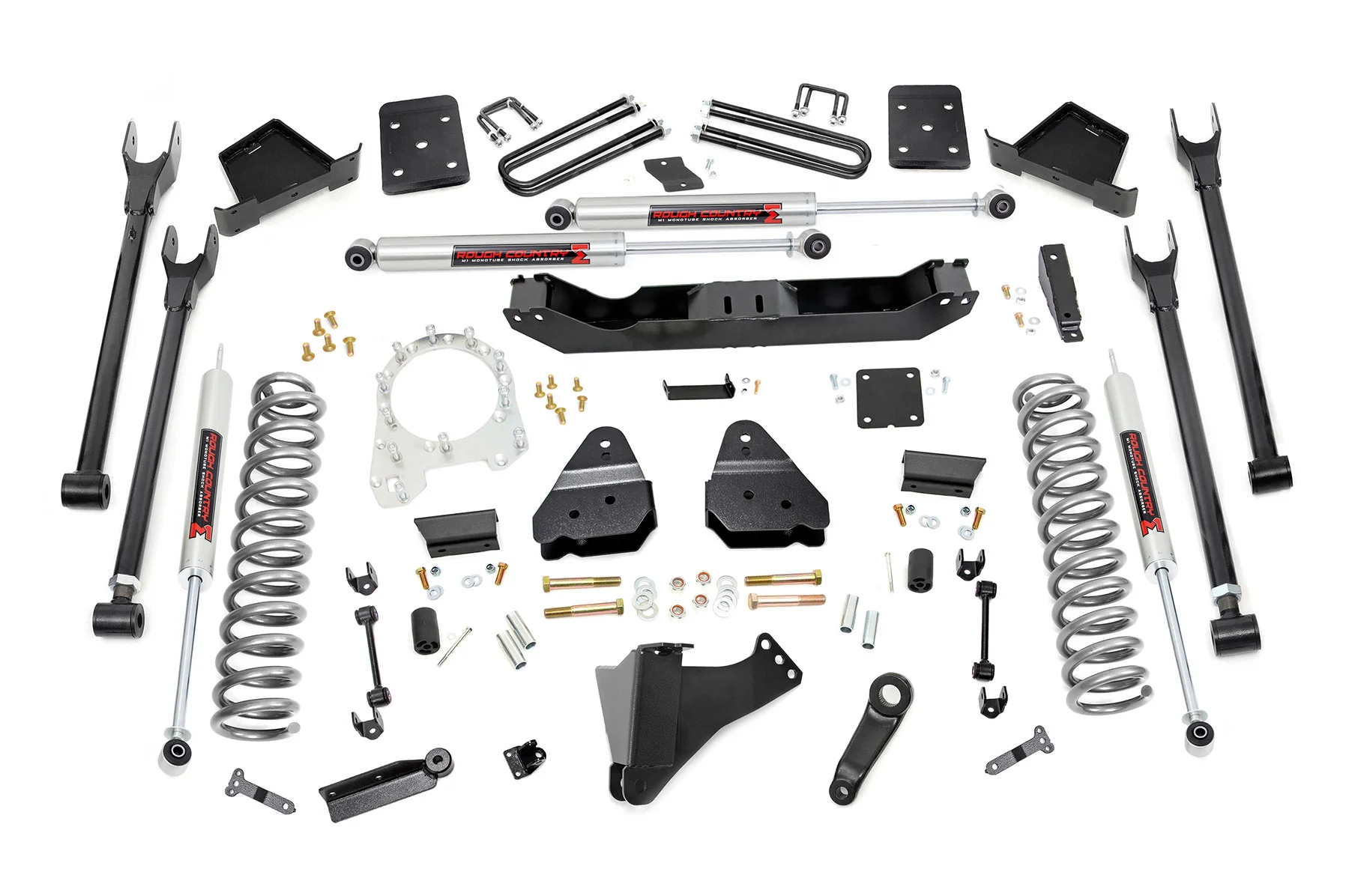 Rough Country - 6 Inch Lift Kit - Diesel - 4 Link - M1 - Ford F-250/F-350 Super Duty (17-22) - Image 6