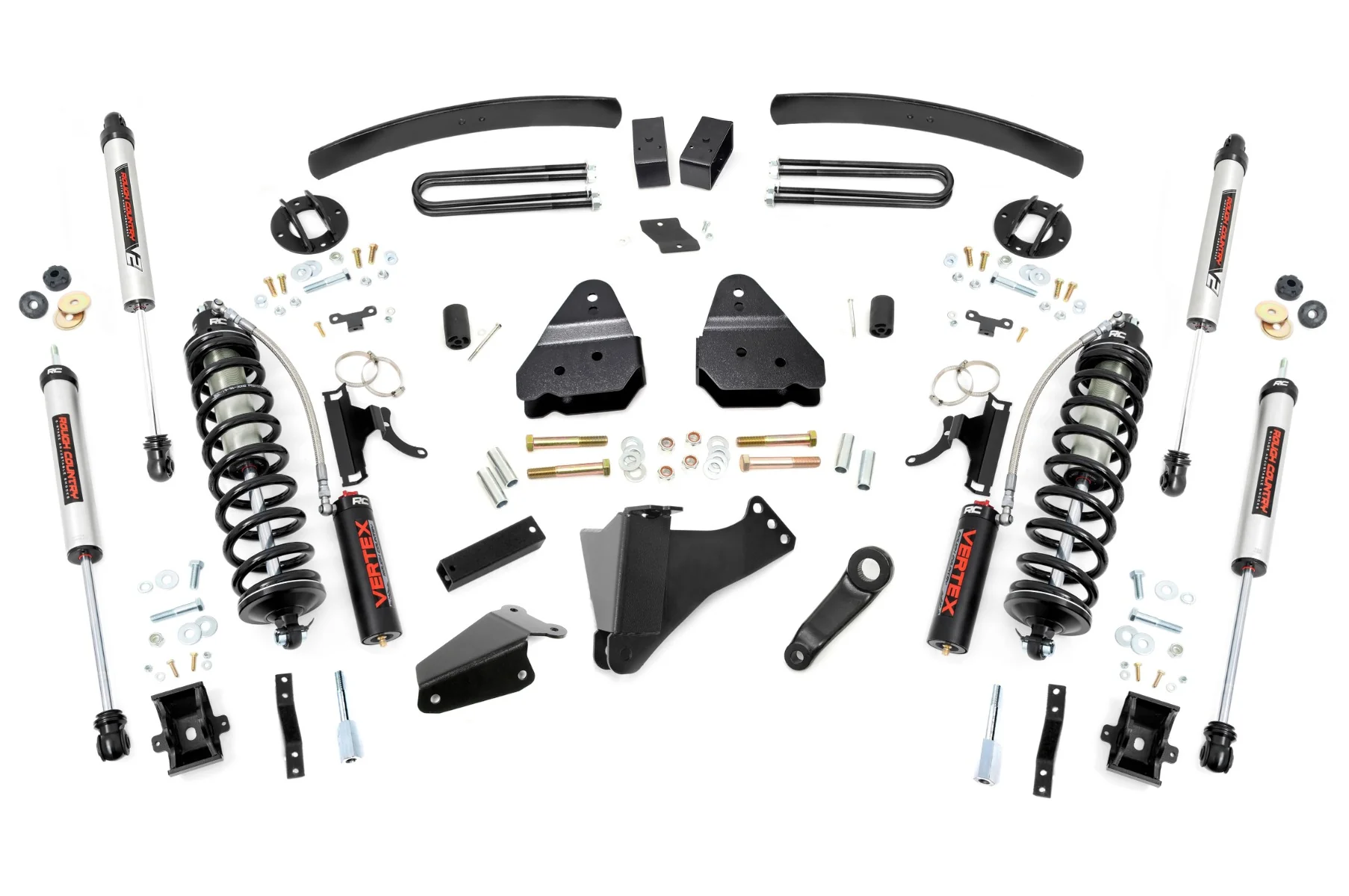 Rough Country - 6 Inch Lift Kit  -  Diesel  -  C/O V2 - Ford F-250/F-350 Super Duty (05-07)