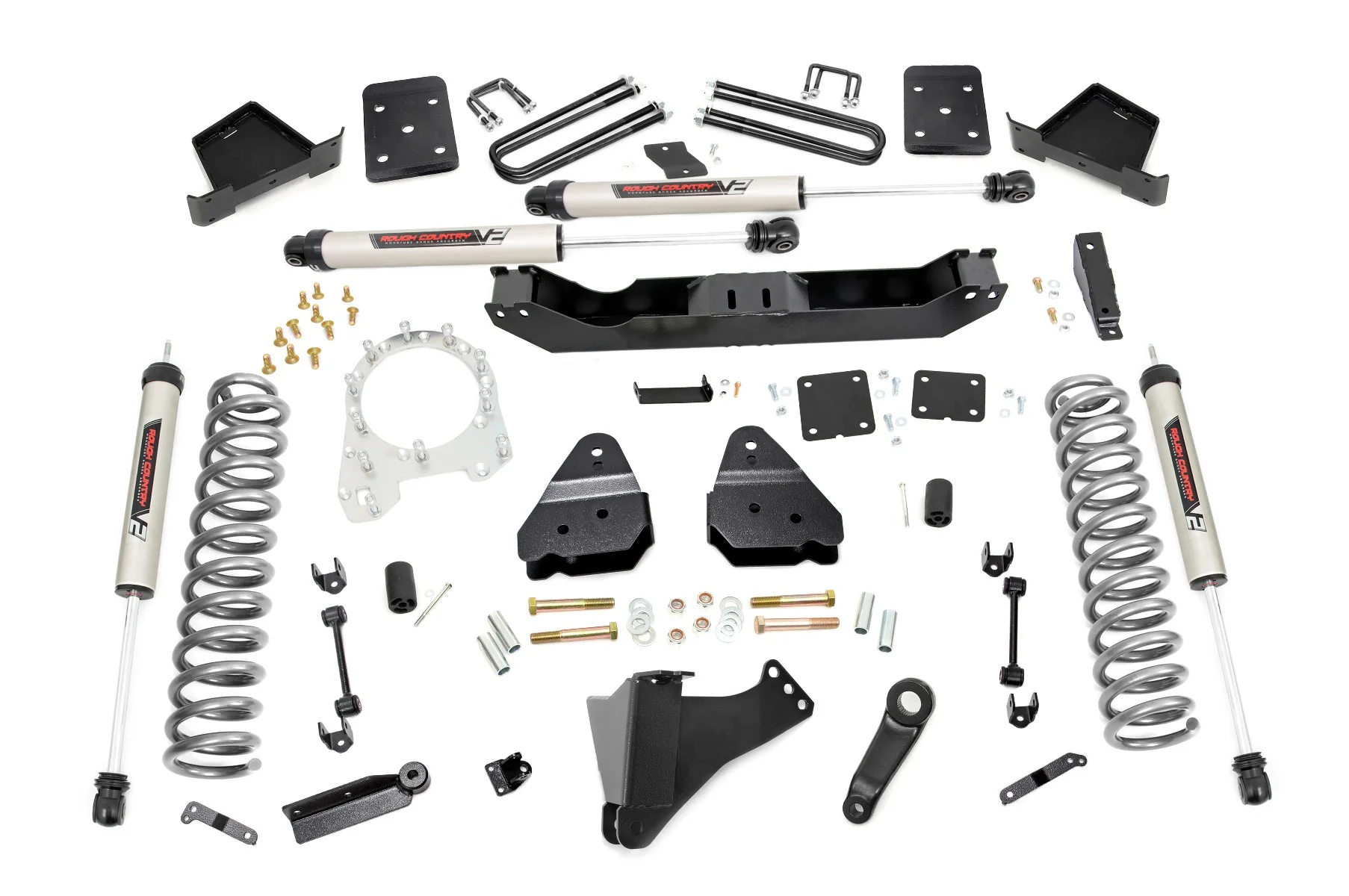 Rough Country - 6 Inch Lift Kit - Diesel - OVLD - V2 - Ford F-250/F-350 Super Duty 4WD (17-22) - Image 7