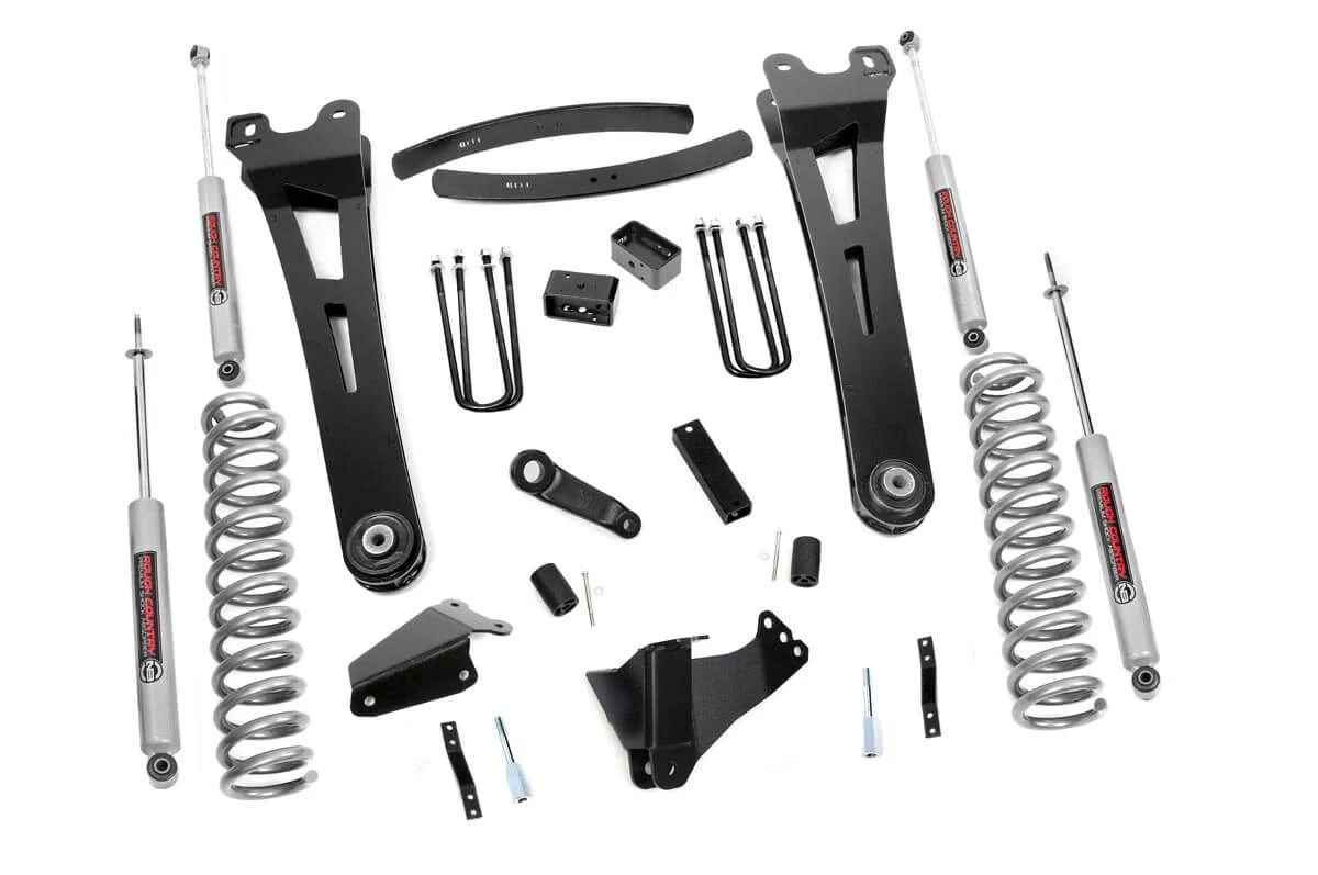 Rough Country - 6 Inch Lift Kit - Diesel - Radius Arm - Ford F-250/F-350 Super Duty (05-07)