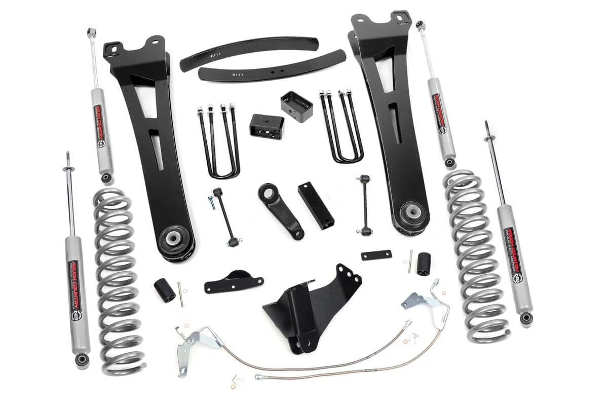 Rough Country - 6 Inch Lift Kit - Diesel - Radius Arm - Ford F-250/F-350 Super Duty (08-10)
