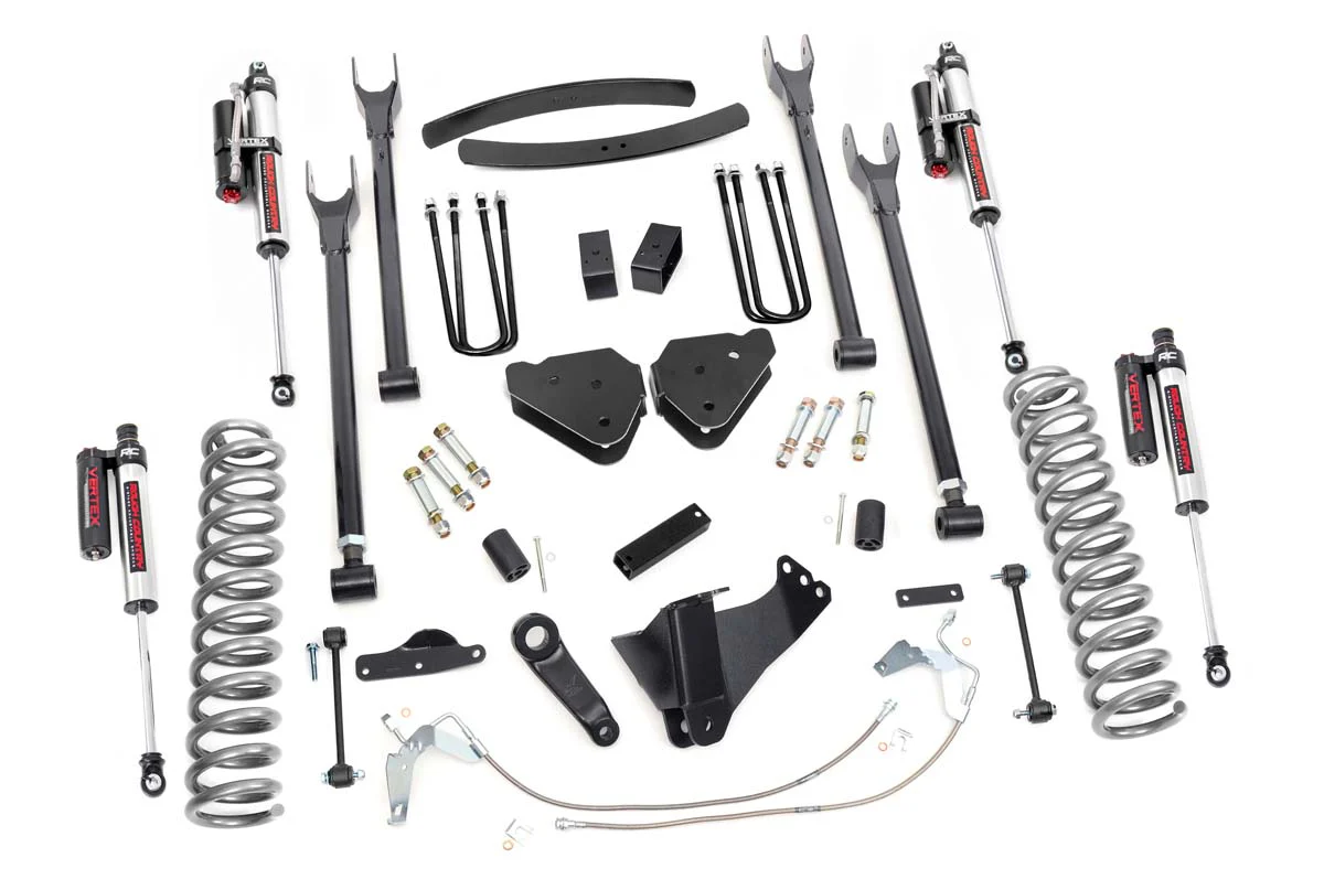 Rough Country - 6 Inch Lift Kit - Gas - 4 Link - Vertex - Ford F-250/F-350 Super Duty (08-10) - Image 3