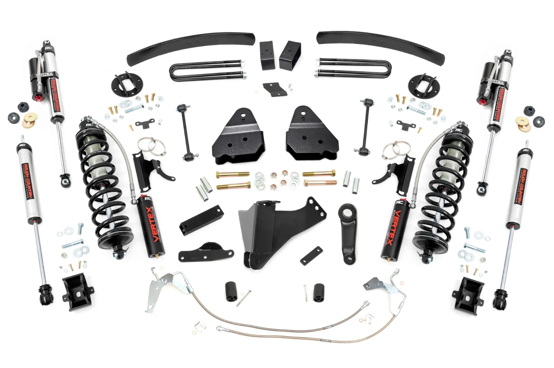 Rough Country - 6 Inch Lift Kit - Gas - C/O Vertex - Ford F-250/F-350 Super Duty (08-10) - Image 2