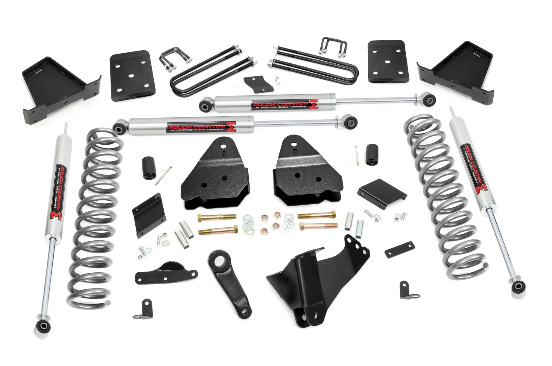 Rough Country - 6 Inch Lift Kit - Gas - No OVLD - M1 - Ford F-250 Super Duty 4WD (2015-2016)