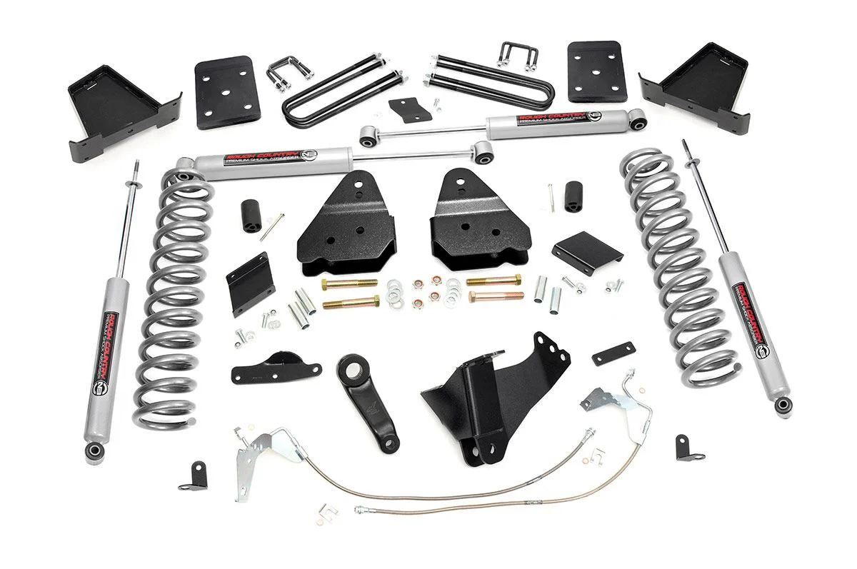 Rough Country - 6 Inch Lift Kit - Gas - OVLD - Ford F-250 Super Duty 4WD (2015-2016)