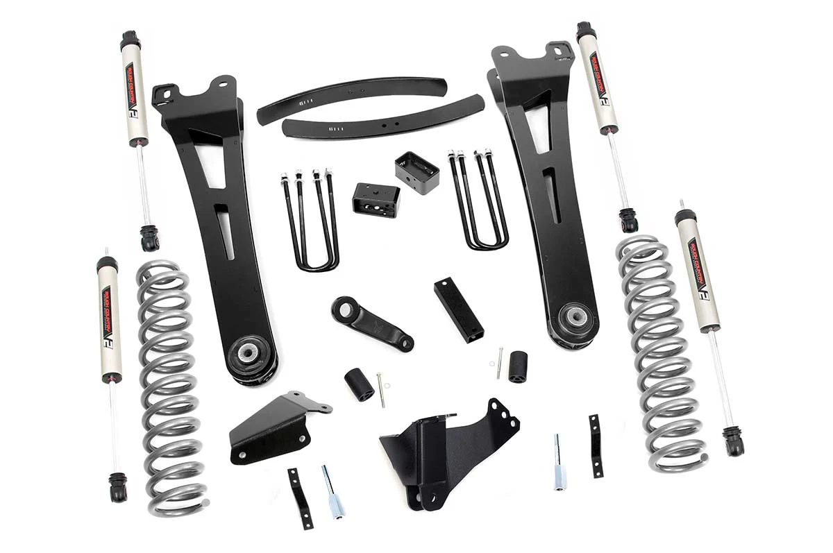 Rough Country - 6 Inch Lift Kit - Gas - Radius Arm - V2 - Ford F-250/F-350 Super Duty (05-07)