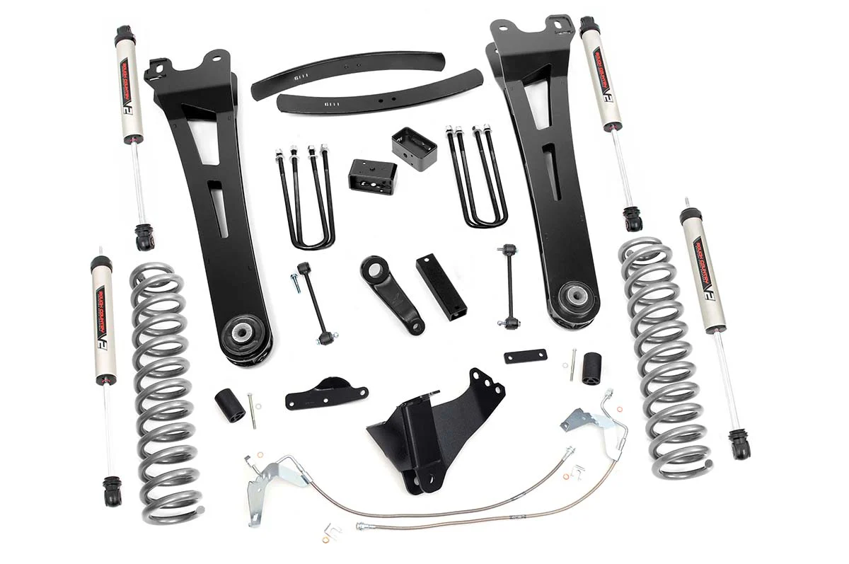 Rough Country - 6 Inch Lift Kit - Gas - Radius Arm - V2 - Ford F-250/F-350 Super Duty (08-10)