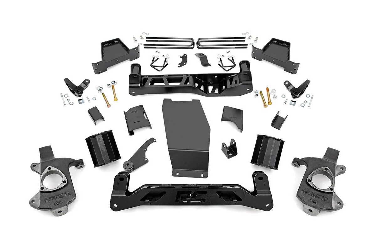 Rough Country - 6 Inch Lift Kit - Magneride - Alum/Stamp Steel - GMC Sierra 1500 Denali (14-18) - Image 4