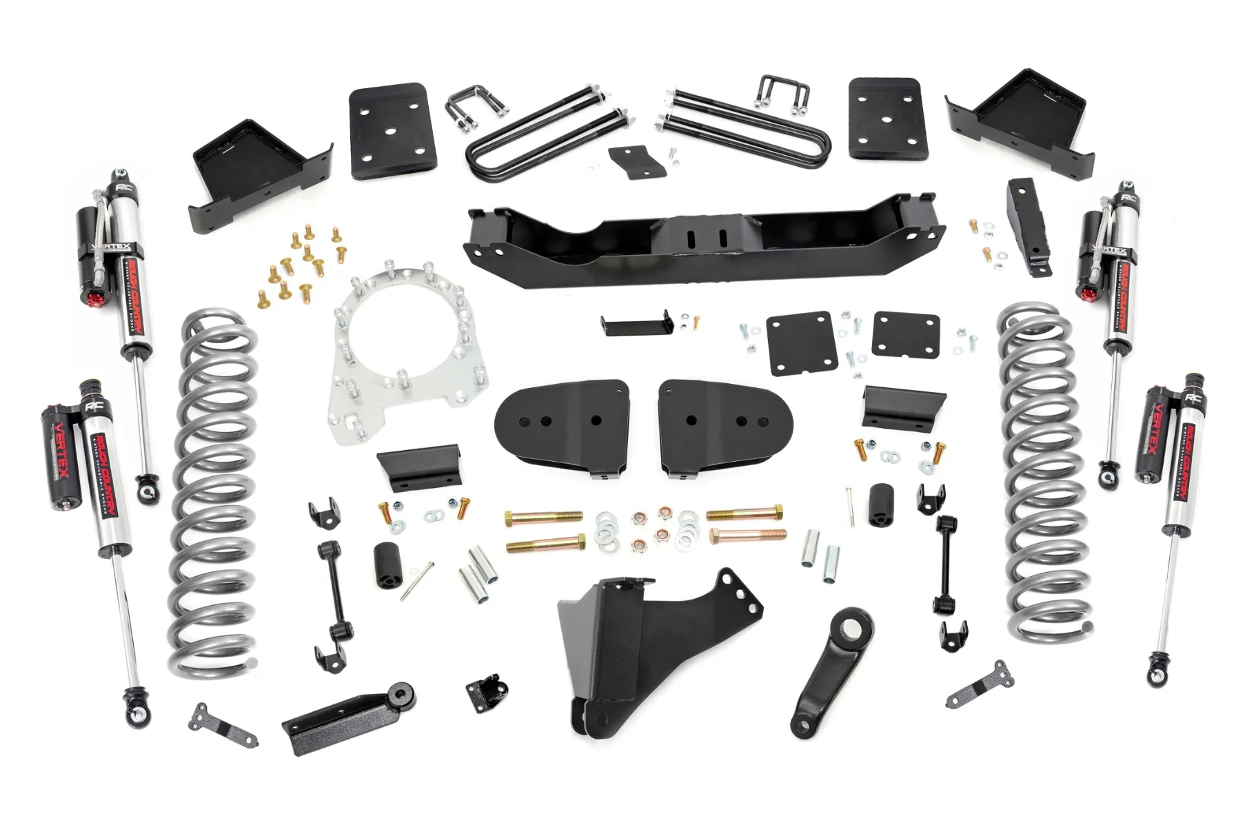 Rough Country - 6 Inch Lift Kit - No OVLDS - Vertex - Ford F-250/F-350 Super Duty 4WD (23-25)