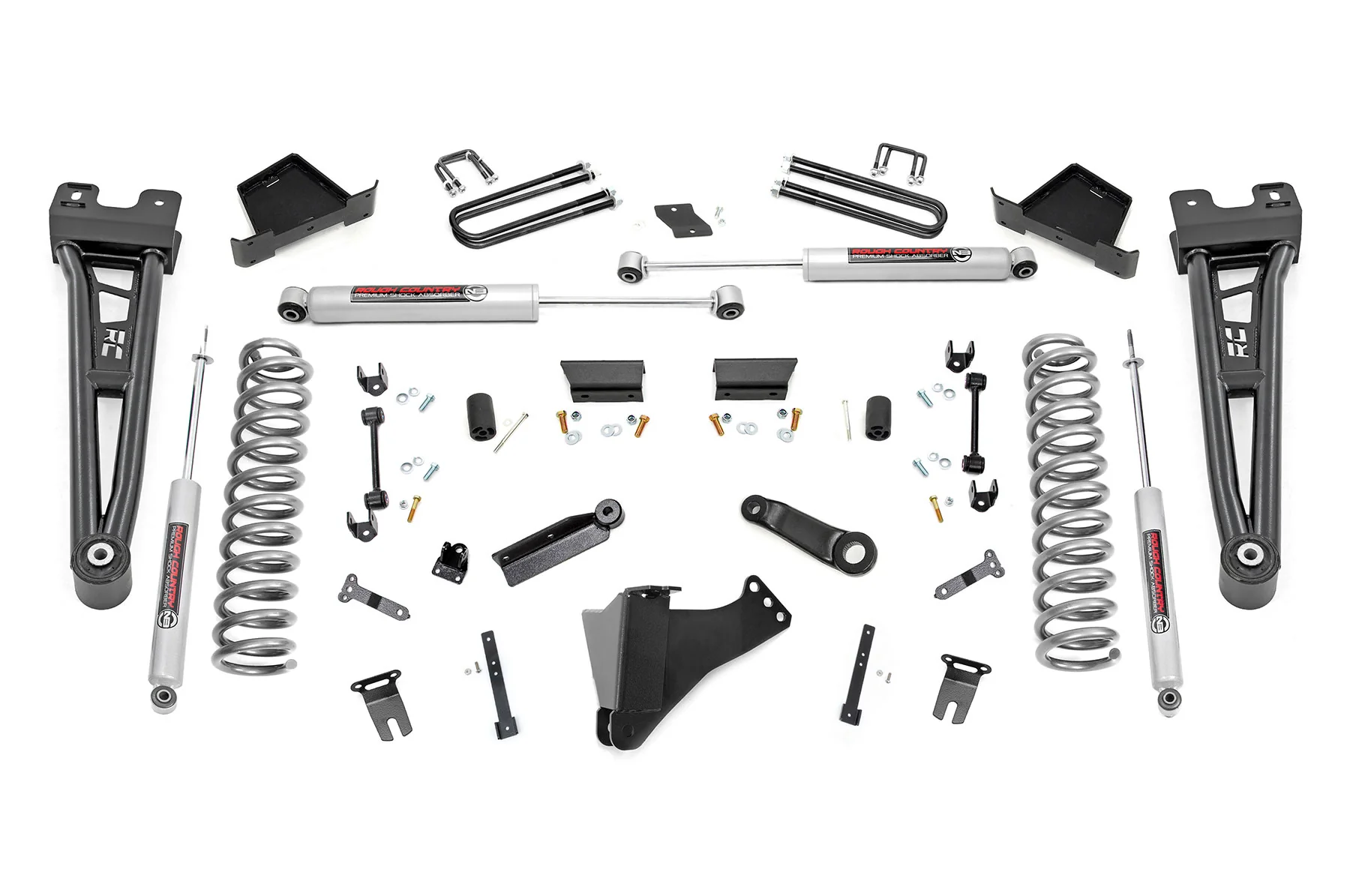 Rough Country - 6 Inch Lift Kit - Radius Arm - Ford F-250/F-350 Super Duty 4WD (2023-2025)
