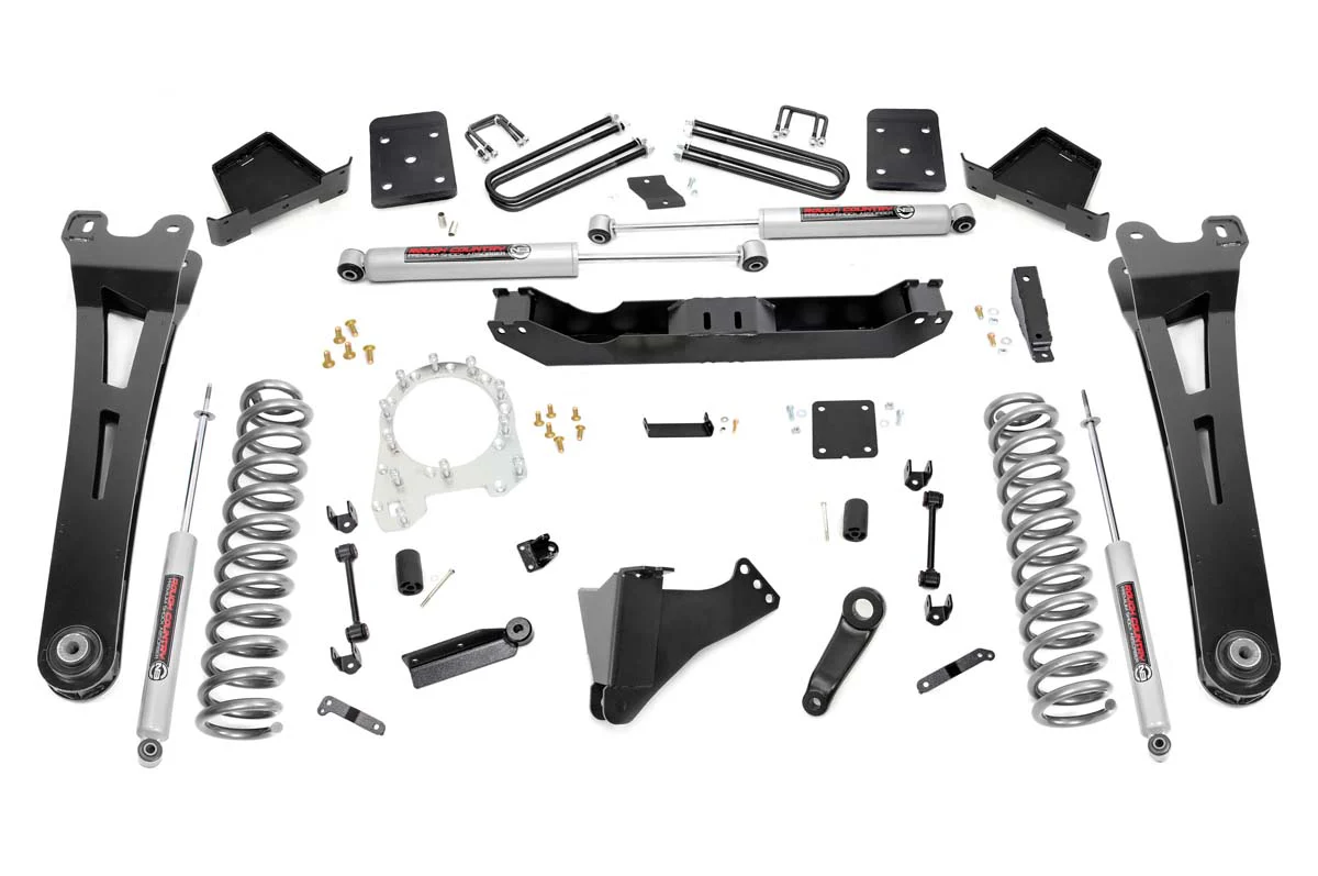 Rough Country - 6 Inch Lift Kit - Radius Arm - No OVLD - Ford F-250/F-350 Super Duty (17-22)