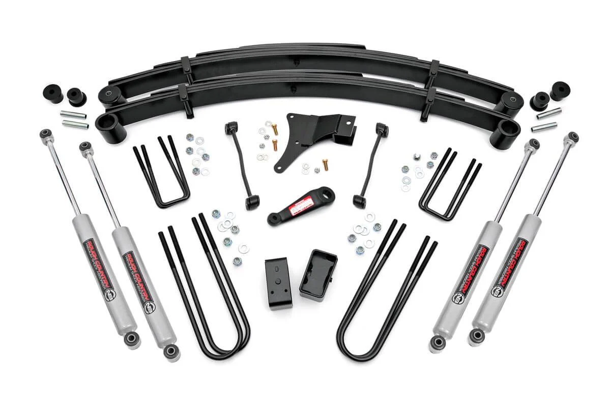 Rough Country - 6 Inch Lift Kit - Rear Blocks - Ford F-250/F-350 Super Duty 4WD (1999)