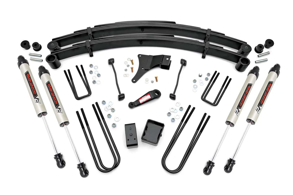 Rough Country - 6 Inch Lift Kit - Rear Blocks - V2 - Ford F-250/F-350 Super Duty 4WD (1999)
