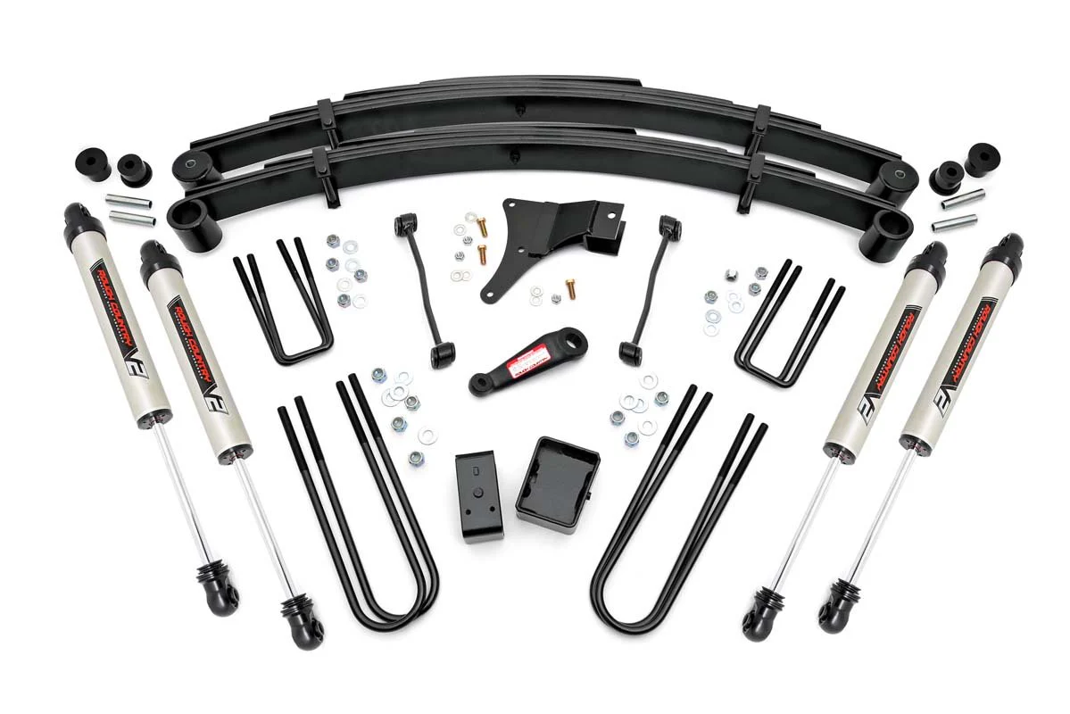 Rough Country - 6 Inch Lift Kit - Rear Blocks - V2 - Ford F-250/F-350 Super Duty 4WD (1999) - Image 2