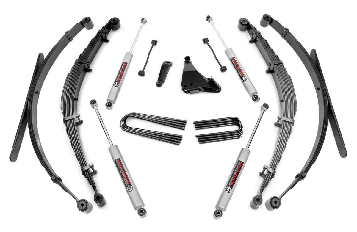 Rough Country - 6 Inch Lift Kit - Rear Springs - Ford F-250/F-350 Super Duty 4WD (1999)