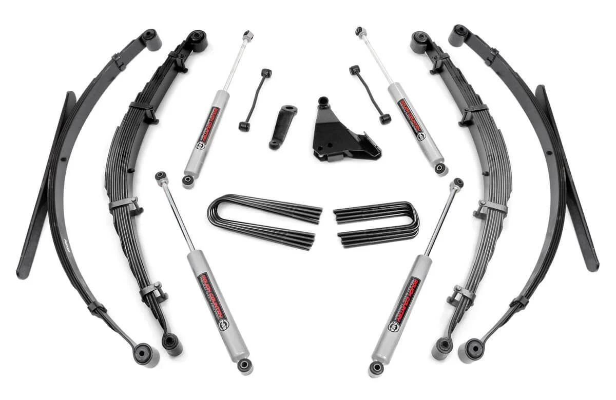 Rough Country - 6 Inch Lift Kit - Rear Springs - Ford F-250/F-350 Super Duty 4WD (1999) - Image 2