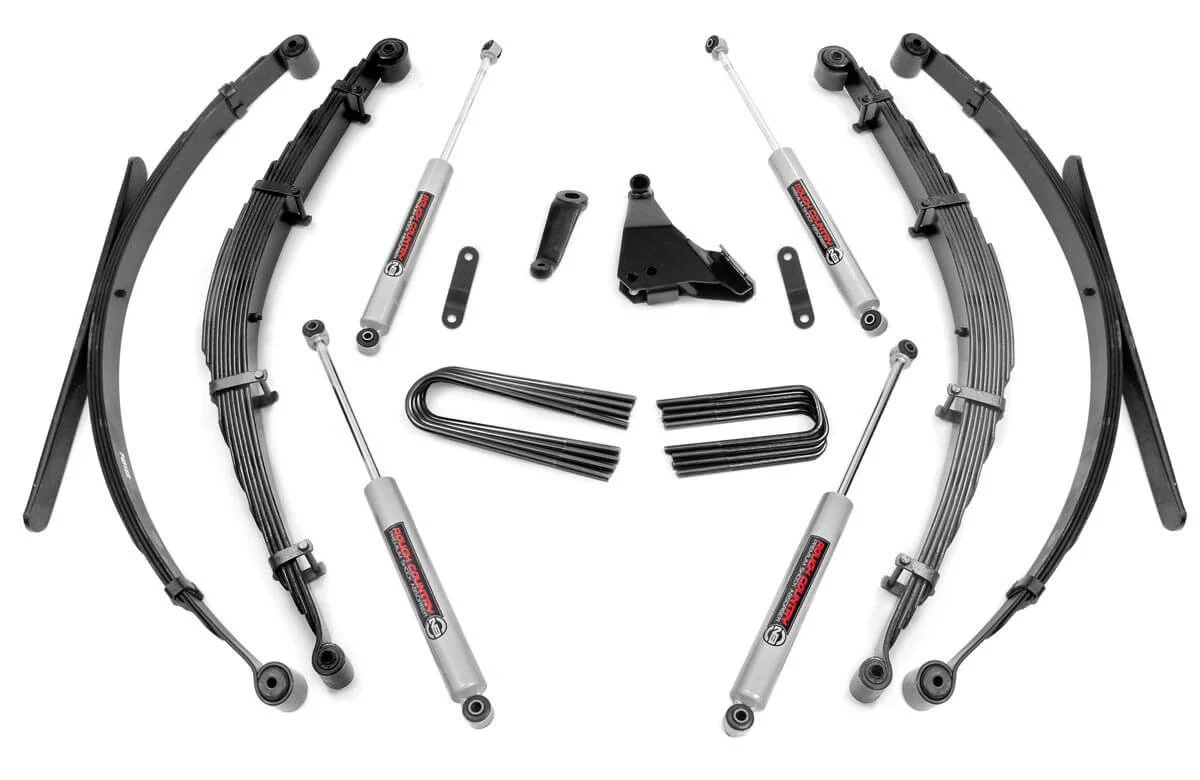 Rough Country - 6 Inch Lift Kit - Rear Springs - Ford F-250/F-350 Super Duty 4WD (1999-2004) - Image 2