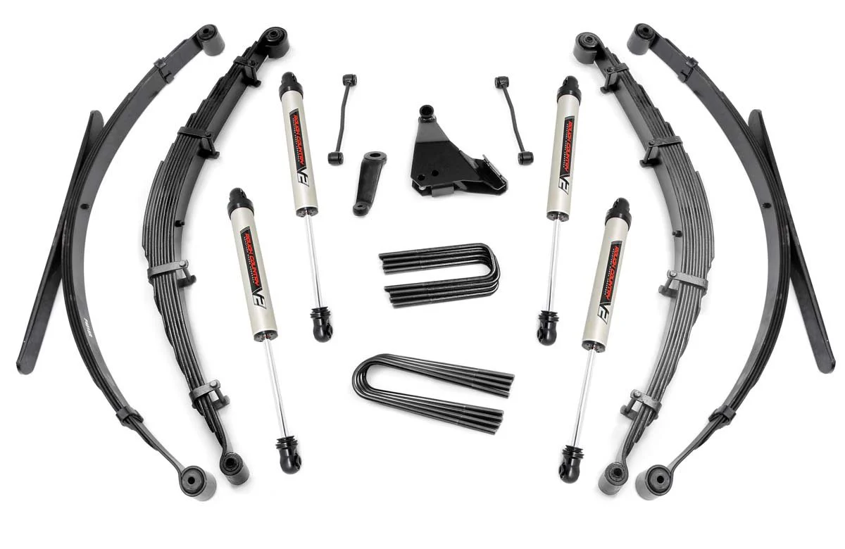 Rough Country - 6 Inch Lift Kit - Rear Springs - V2 - Ford F-250/F-350 Super Duty 4WD (1999) - Image 2