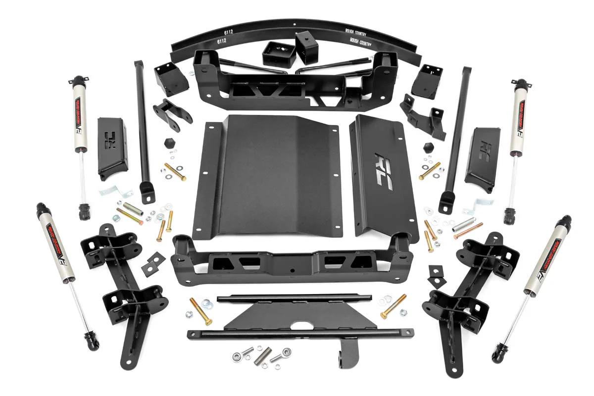 Rough Country - 6 Inch Lift Kit - V2 - Chevy C1500/K1500 Truck & SUV 4WD (1988-1999) - Image 2