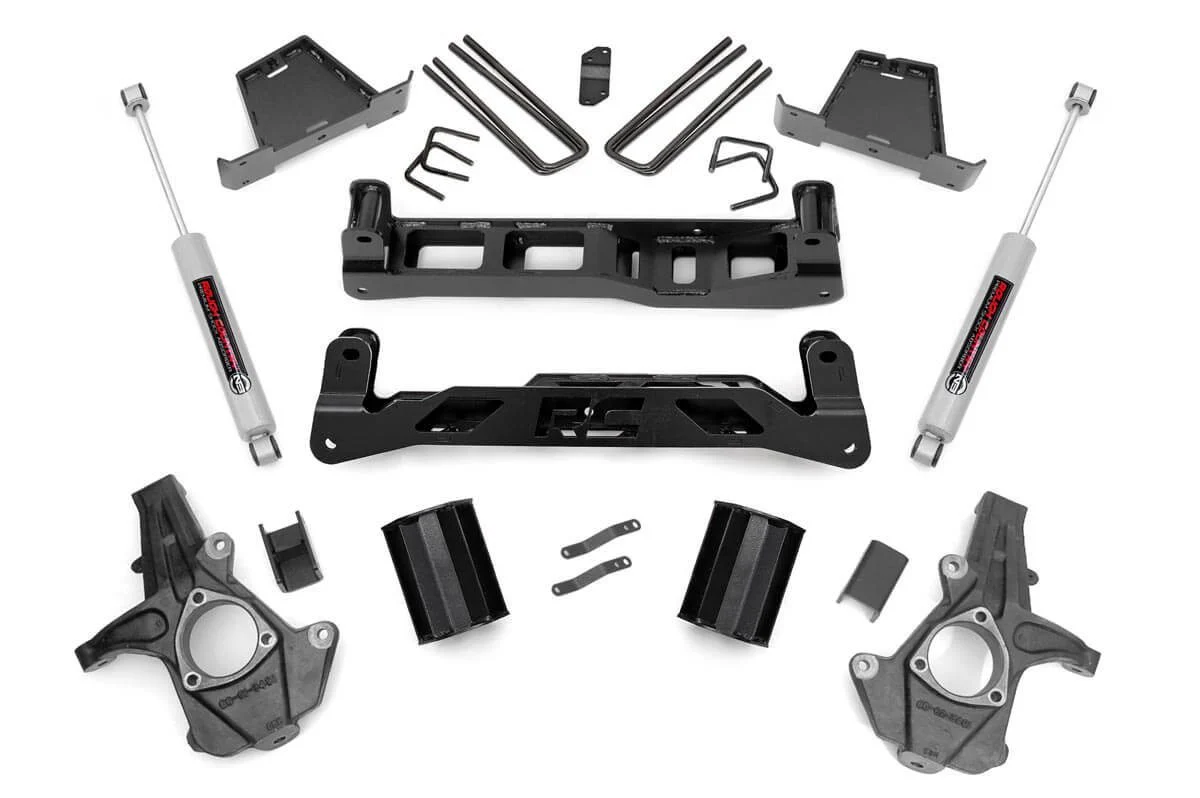 Rough Country - 7.5 Inch Lift Kit - Chevy Silverado & GMC Sierra 1500 2WD (2007-2013) - Image 4