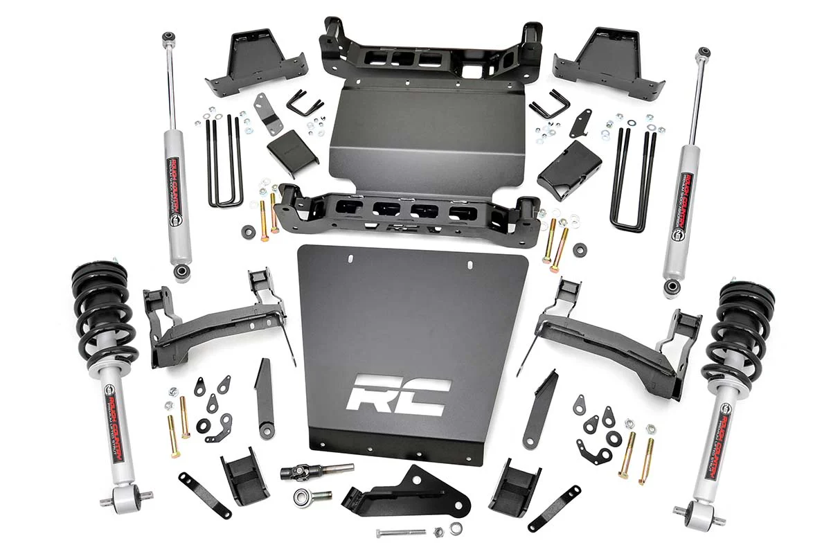 Rough Country - 7 Inch Lift Kit - Bracket - N3 Struts - Chevy/GMC 1500 (14-16) - Image 3