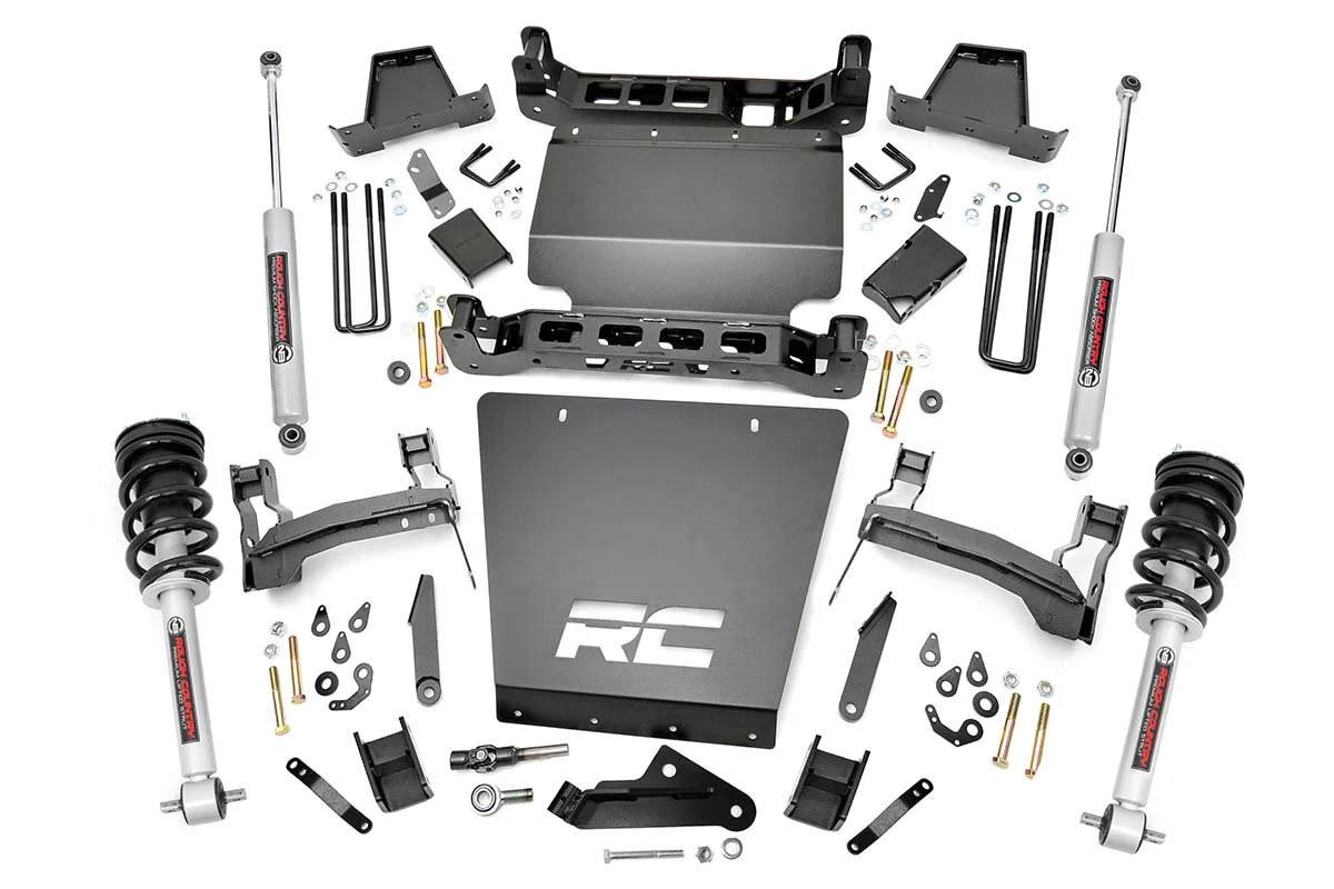 Rough Country - 7 Inch Lift Kit - Bracket - N3 Struts - Chevy/GMC 1500 (14-16) - Image 9