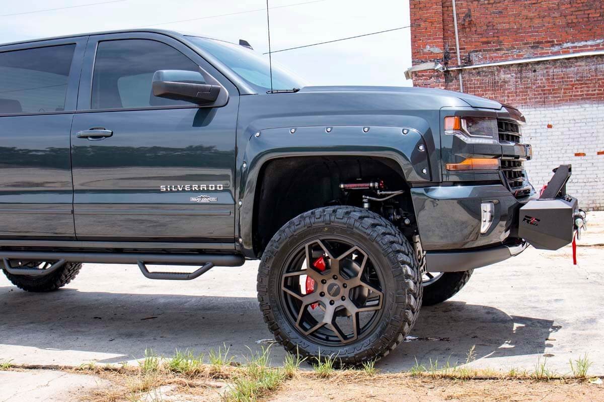 Rough Country - 7 Inch Lift Kit - Bracket - Vertex/V2 Shks - Chevy/GMC 1500 (14-16) - Image 3