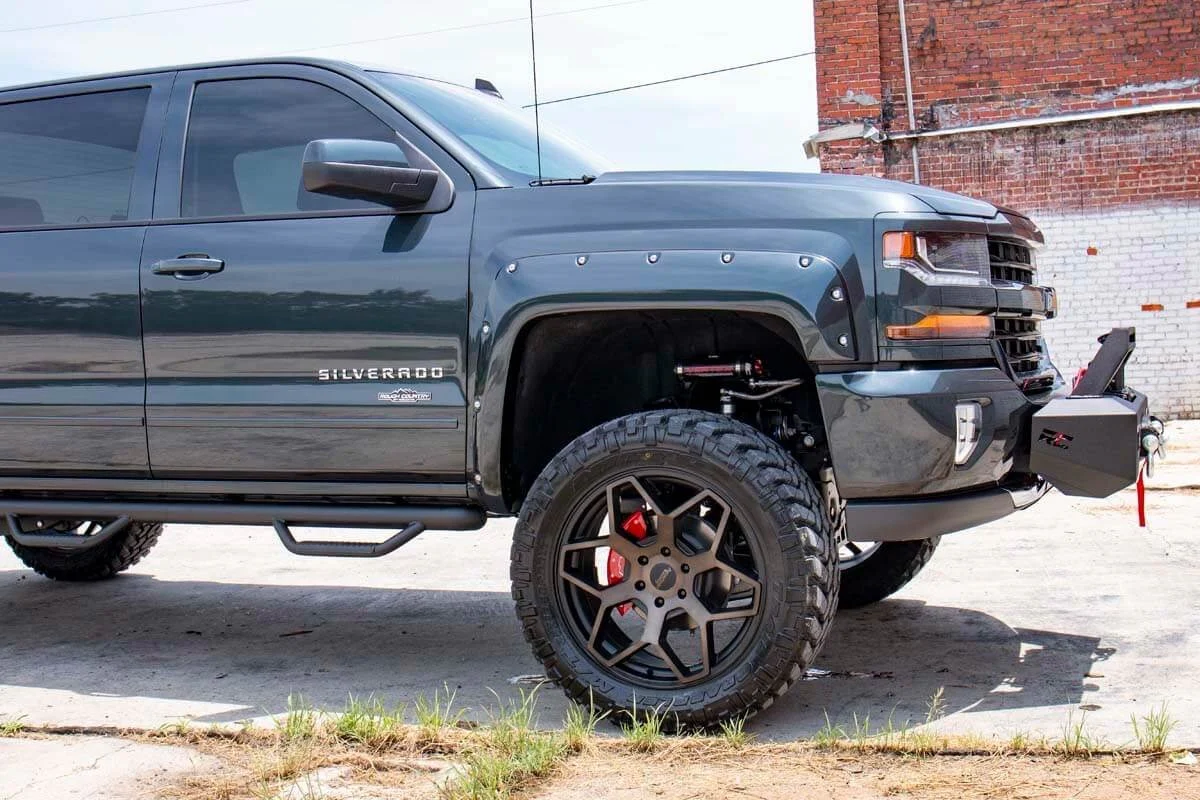 Rough Country - 7 Inch Lift Kit - Bracket - Vertex/V2 Shks - Chevy/GMC 1500 (14-16) - Image 9