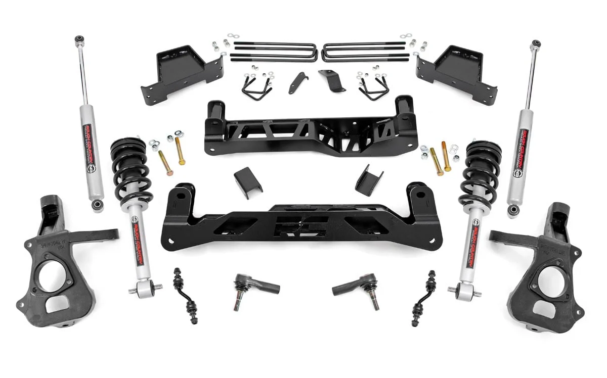 Rough Country - 7 Inch Lift Kit - Cast Steel - N3 Struts - Chevy/GMC 1500 (14-18 & Classic)