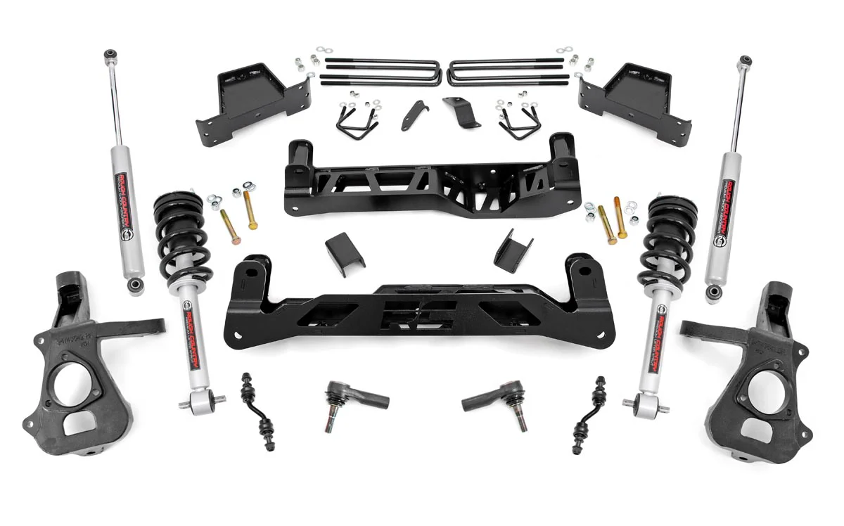 Rough Country - 7 Inch Lift Kit - Cast Steel - N3 Struts - Chevy/GMC 1500 (14-18 & Classic) - Image 2