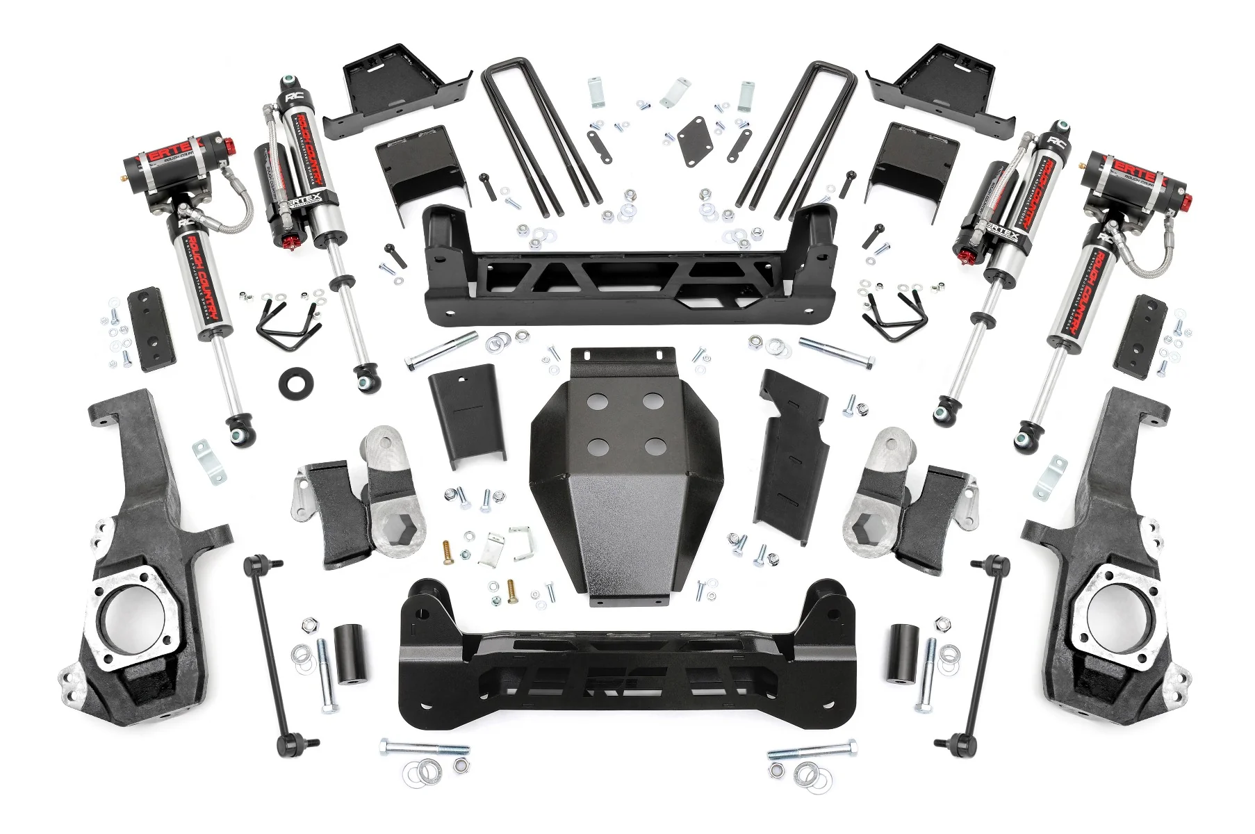 Rough Country - 7 Inch Lift Kit - NTD - Vertex Shocks - Chevy/GMC 2500HD/3500HD (20-25)