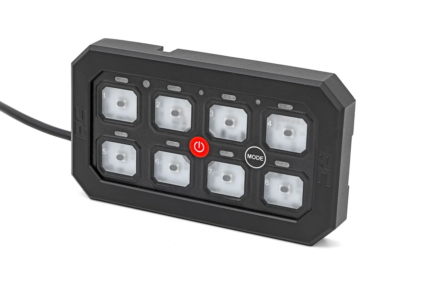 Rough Country - Bluetooth - 8 Gang Switch Panel - RGB Backlit Buttons - Multifunction Modes - Image 3