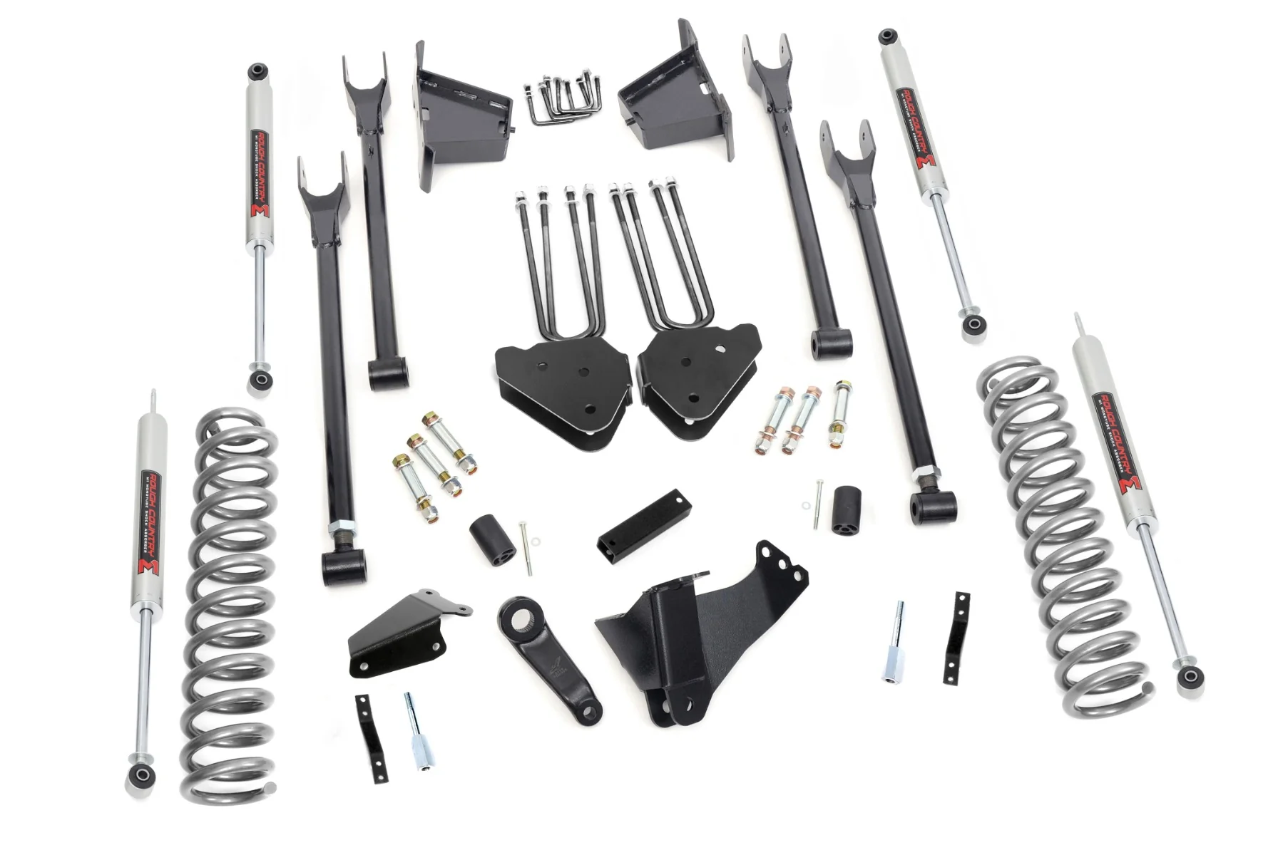 Rough Country - 8 Inch Lift Kit - 4 Link - RR Blocks - M1 - Ford F-250/F-350 Super Duty (05-07) - Image 2