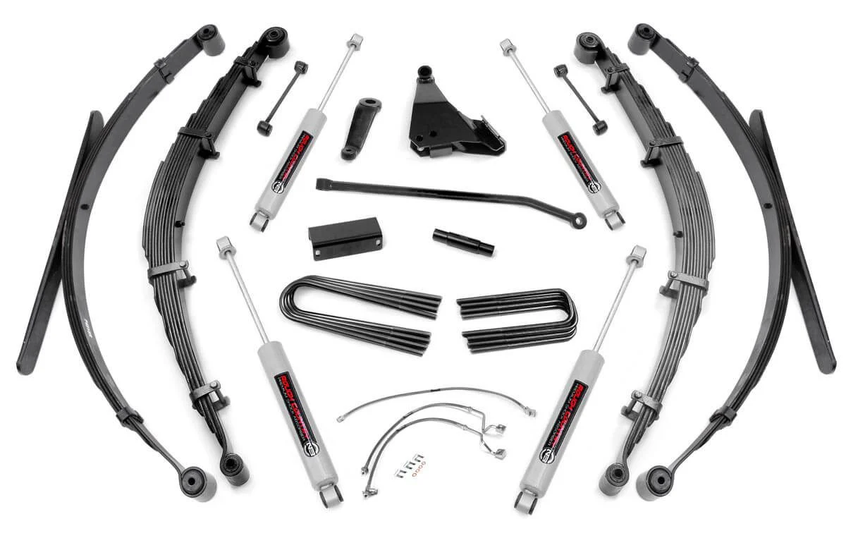 Rough Country - 8 Inch Lift Kit - Ford F-250/F-350 Super Duty 4WD (1999-2004)