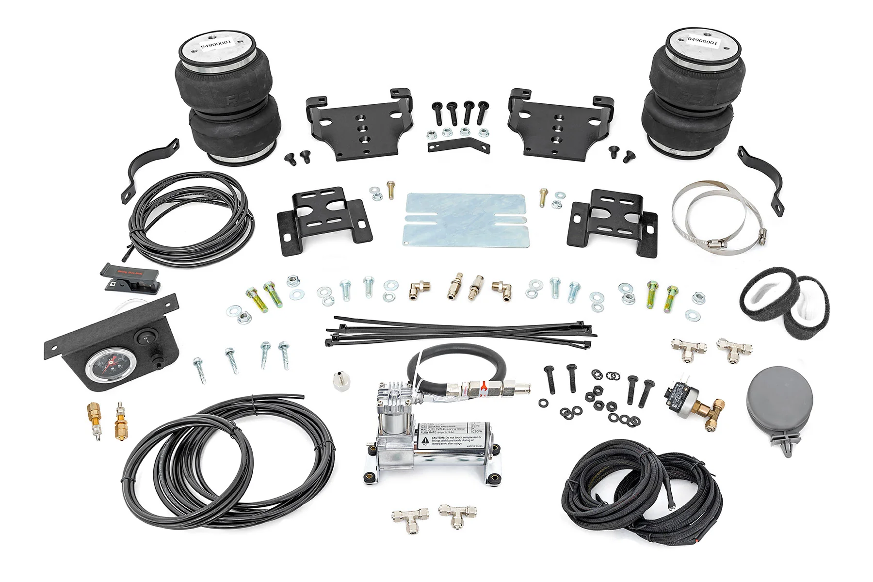 Rough Country - Air Spring Kit w/compressor - 0-6" Lift - Chevy/GMC 2500HD (01-10) - Image 7