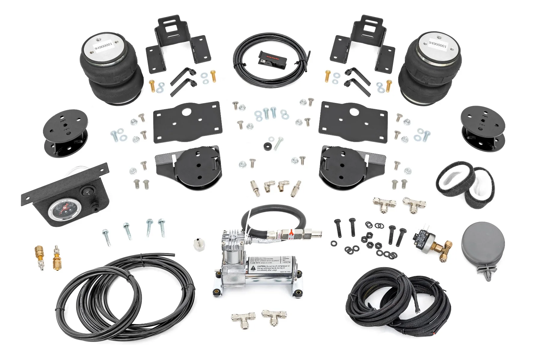Rough Country - Air Spring Kit w/compressor - 4 Inch Lift Kit - Ram 1500 4WD (2019-2025) - Image 7