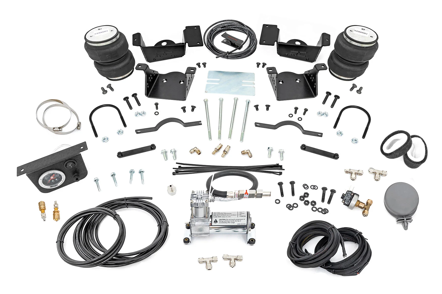 Rough Country - Air Spring Kit w/compressor - Chevy/GMC 2500HD/3500HD (20-25)